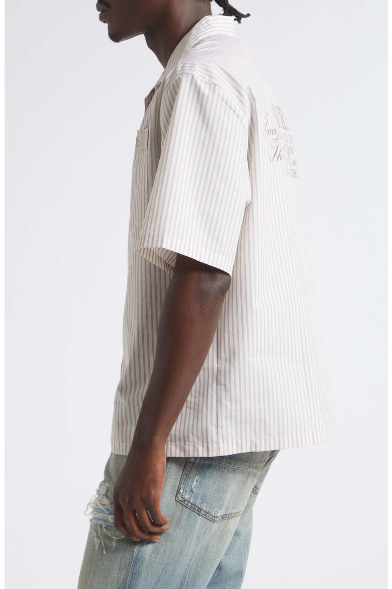 SPIRIT POPL STRIPE PKT SHIRT, Alternate, color, ALABASTER