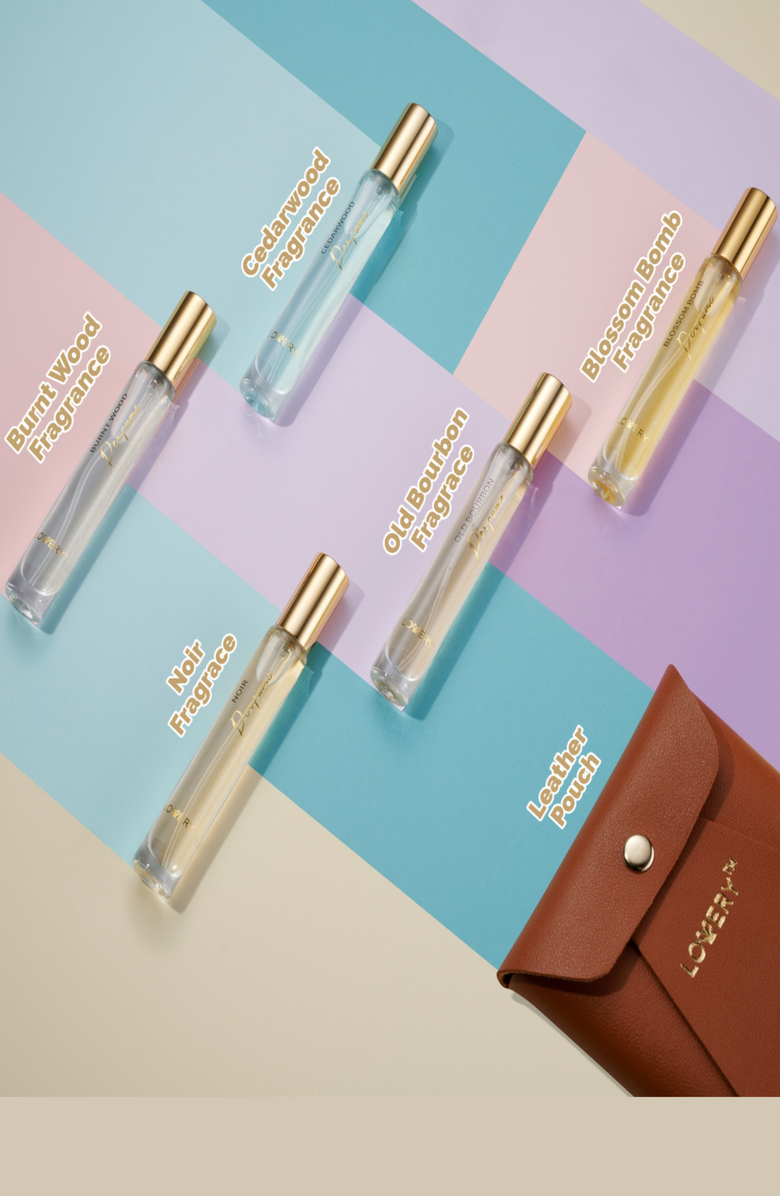 Lovery Luxe 6-Piece Perfume Set for Men, Alternate, color, 