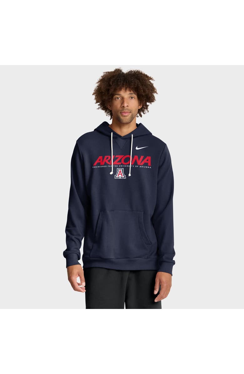 Nike Men's Nike Navy Arizona Wildcats 2025 Sideline Standard Issue Dri-FIT Hoodie, Main, color, Navy