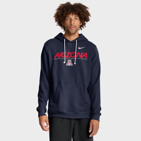 Men's Nike Navy Arizona Wildcats 2025 Sideline Standard Issue Dri-FIT Hoodie