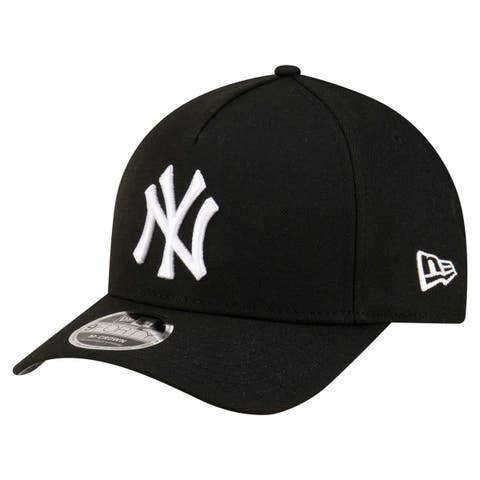 Men's New Era  Black New York Yankees Player Replica 9FORTY Adjustable Hat