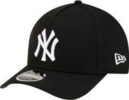 New Era Men's New Era  Black New York Yankees Player Replica 9FORTY Adjustable Hat