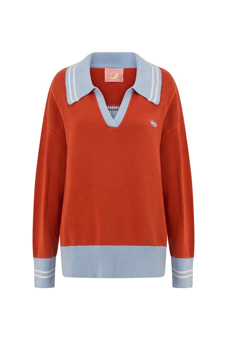 Moon Court Knit Polo, Alternate, color, Multi