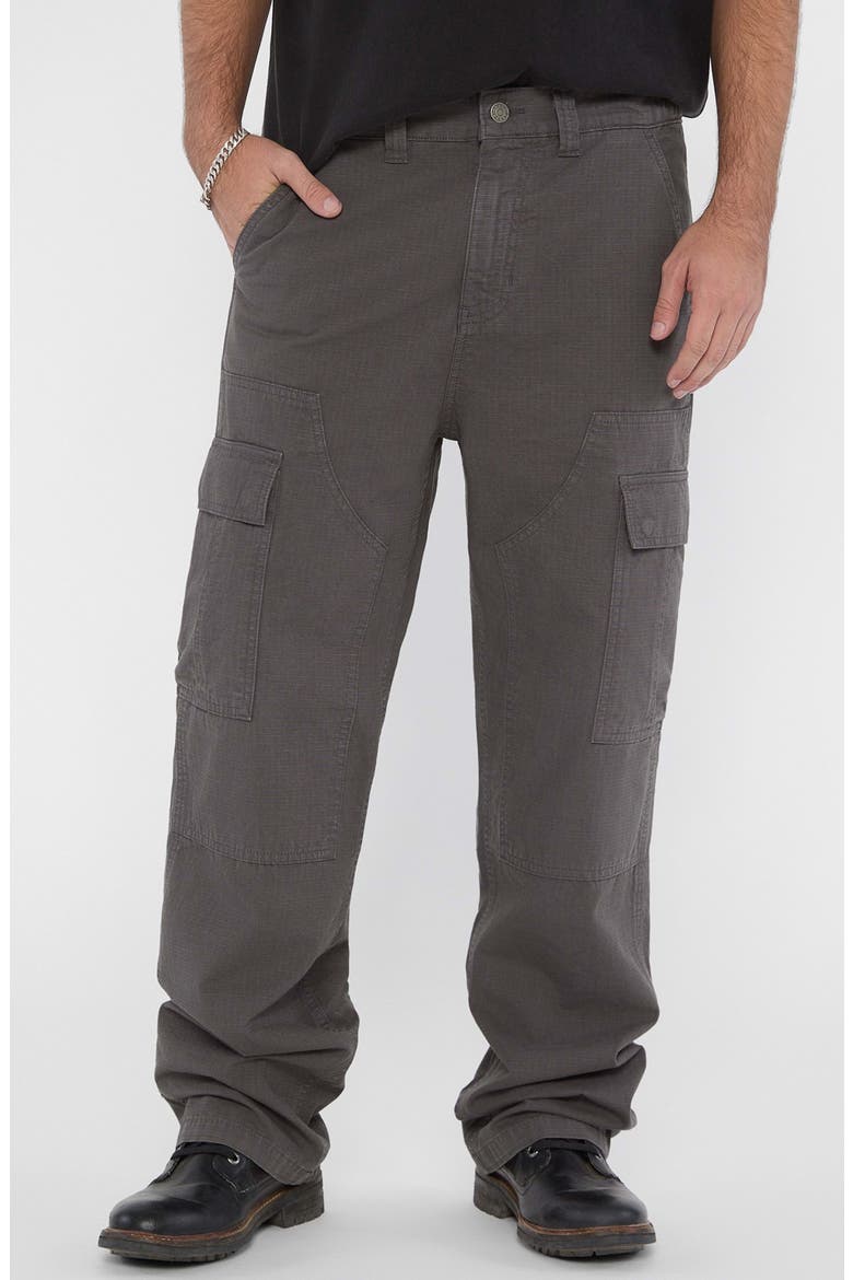 Go Ripstop Panel Mid Rise Cargo Pants, Main, color, GREY