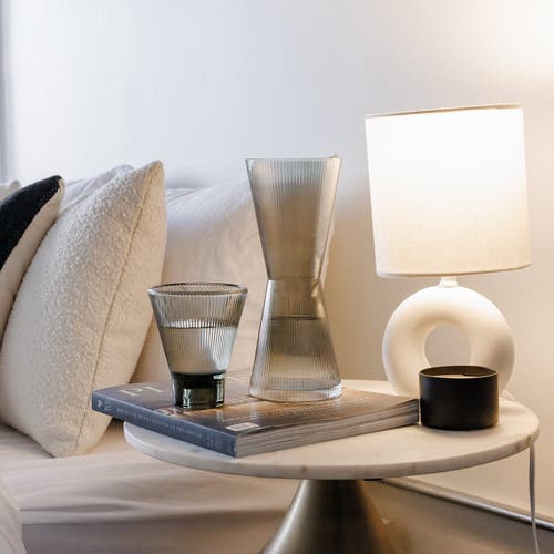 Ozaiz Zai Glass Tumbler In Gray
