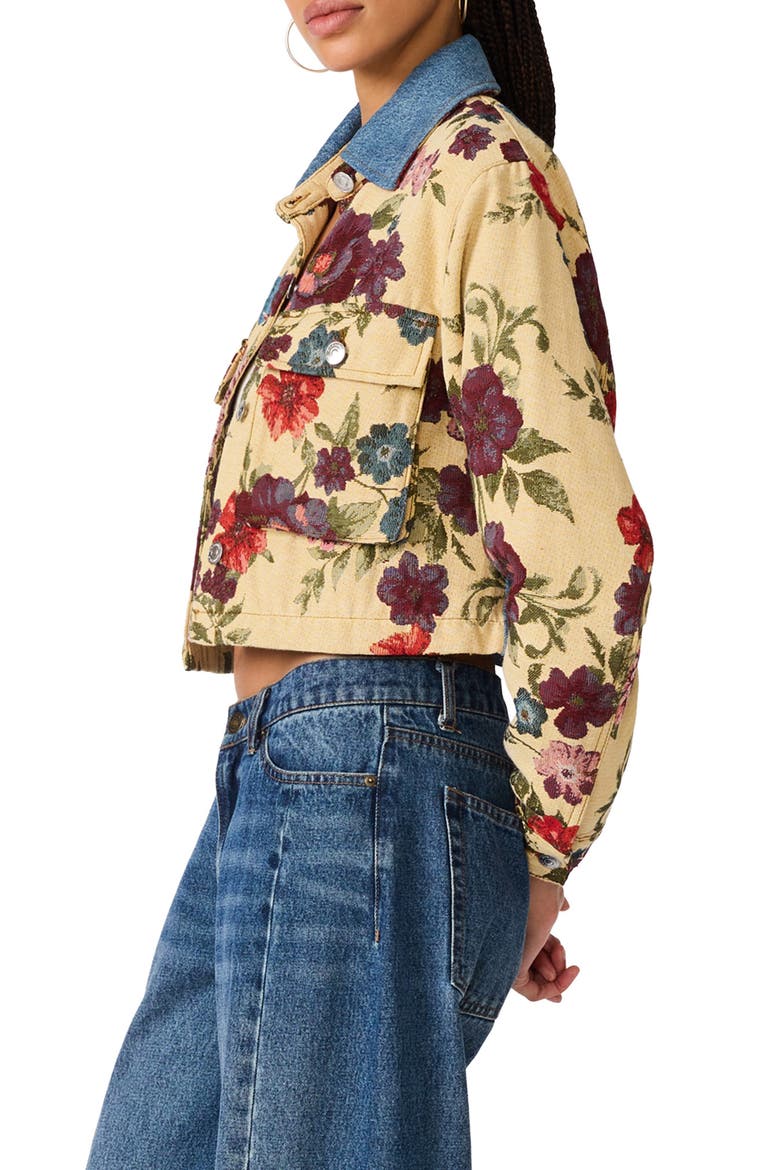 Caelan Crop Jacket, Alternate, color, AUTUMN BLAZE