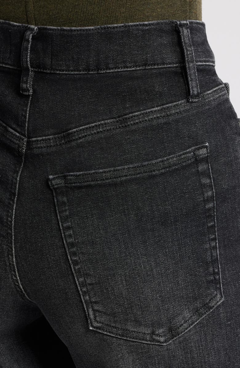 FRAME Le Slim Raw Fray Hem Palazzo Jeans, Alternate, color, 