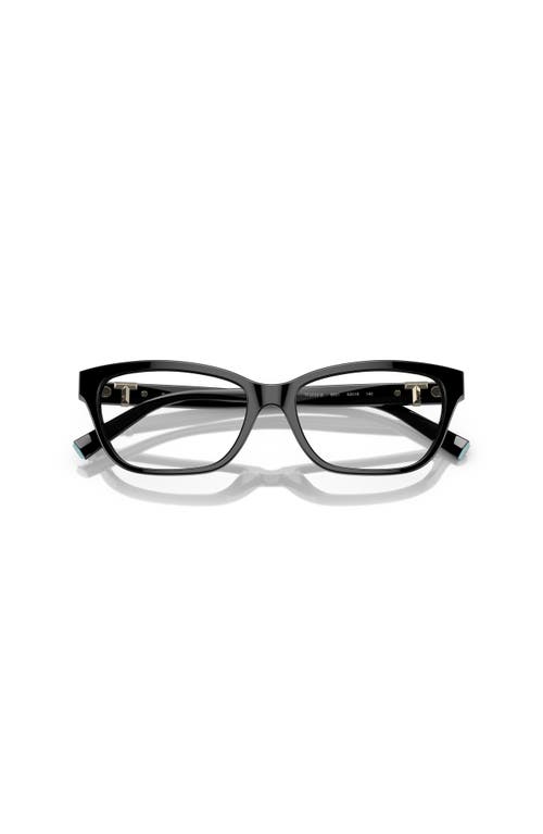 Tiffany & Co . 52mm Rectangle Optical Glasses In Black