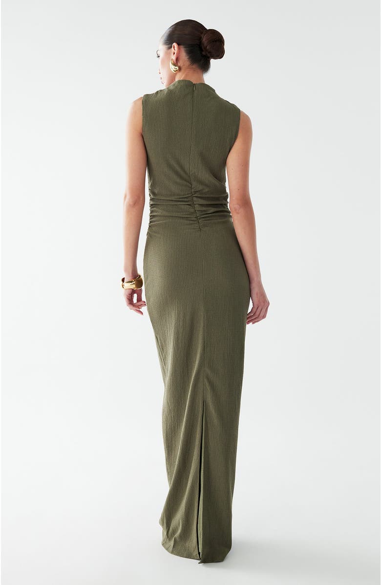 BWLDR Lana Maxi Dress, Alternate, color, Dark Olive