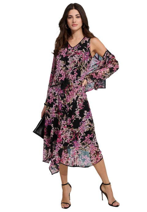 Plus Size Georgette Printed Beaded 2 Piece Jacket Dress (plus)