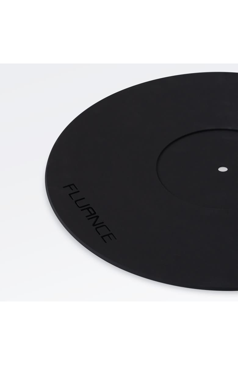Fluance Turntable Platter Mat (Rubber Black) - Audiophile Grade, Alternate, color, Black
