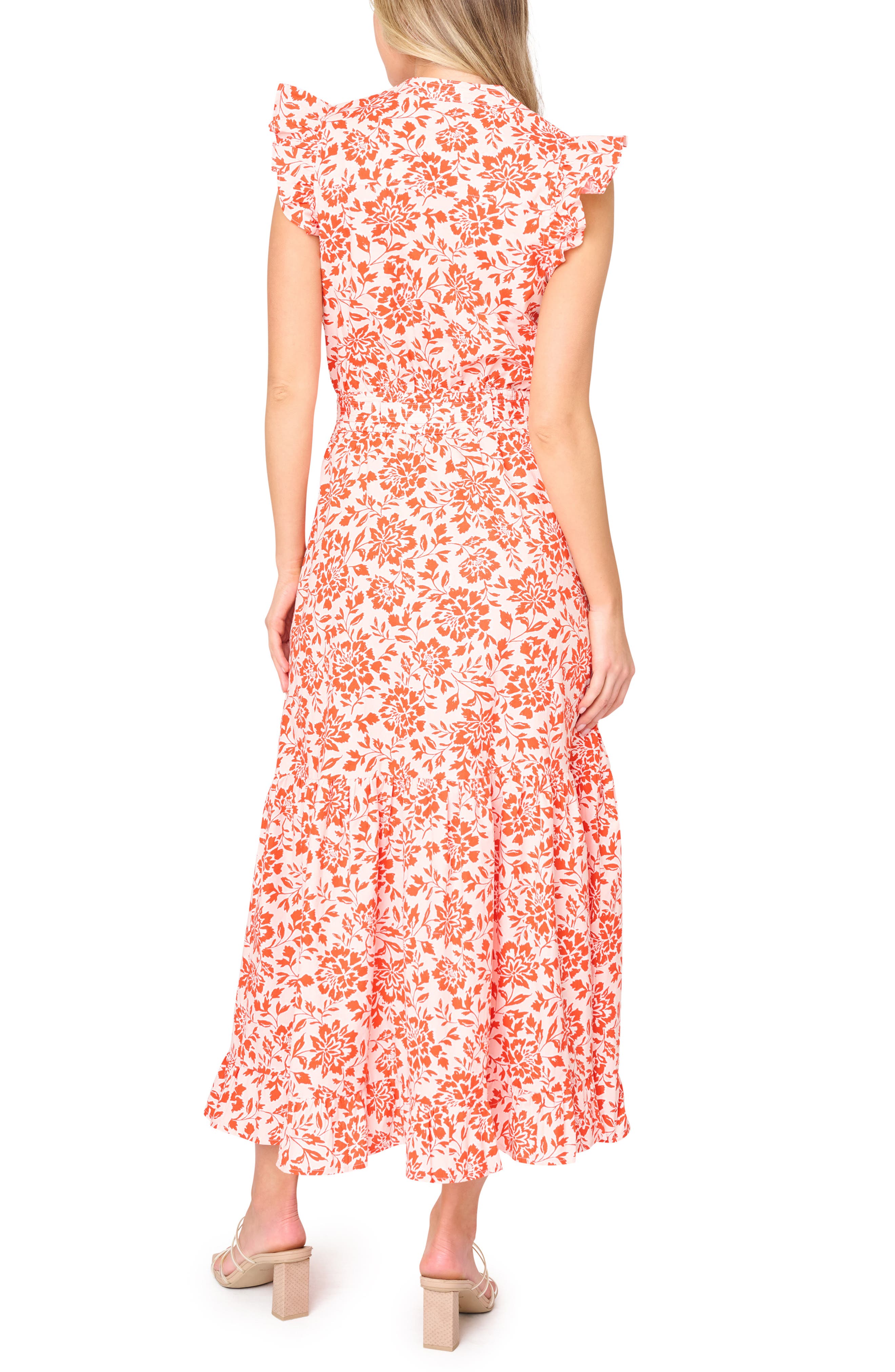 Ruffle Print Maxi Dress - image 2