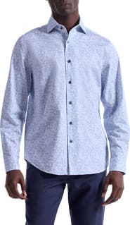 Bugatchi Devon OoohCotton® Floral Button-Up Shirt
