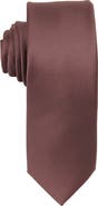 Brooklyn Brigade Men's Solid Satin Tie