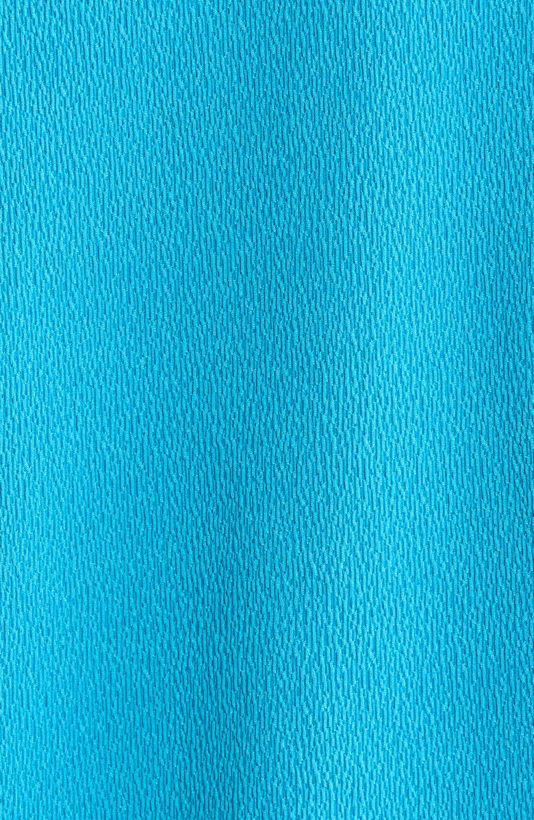 KASPER V-Neck Stretch Crepe Top, Alternate, color, Bright Azul