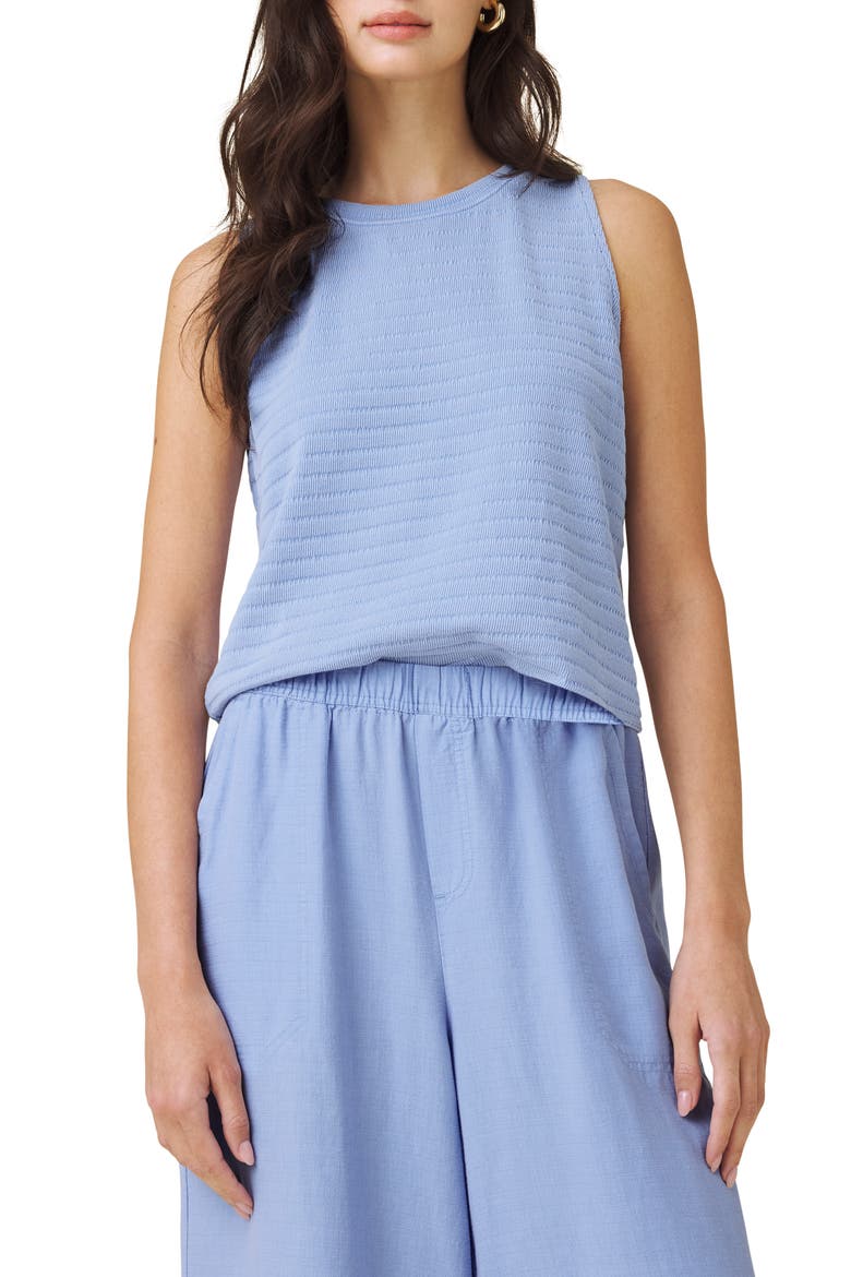 Shelly Knit Tank, Main, color, AZURE BLUE