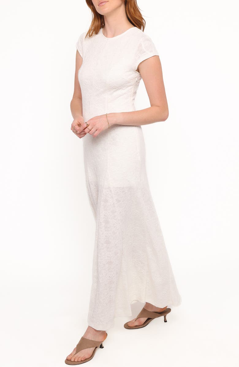 Petal & Pup Constance Lace Maxi Dress, Alternate, color, White