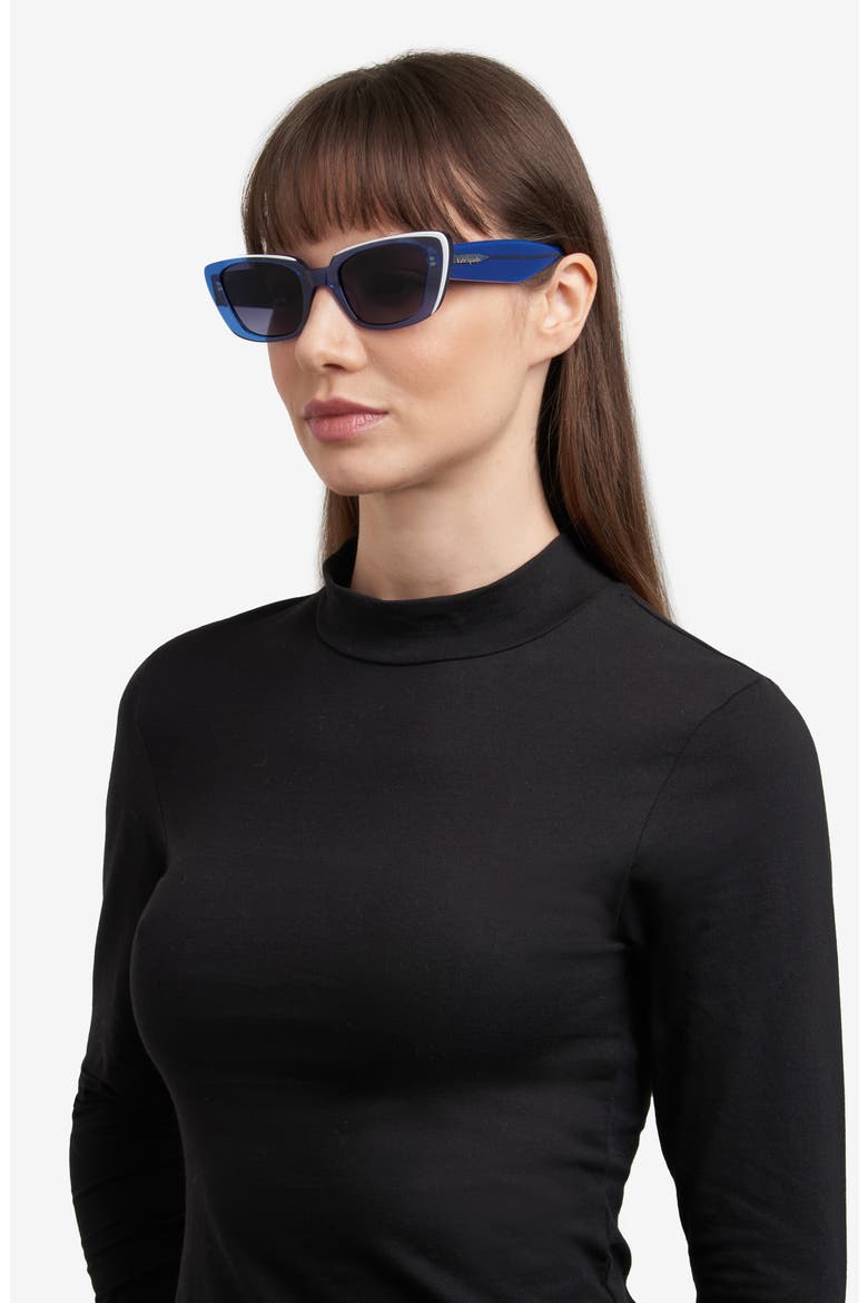 51mm fabia cat eye sunglasses, Alternate, color, 00JU-9O