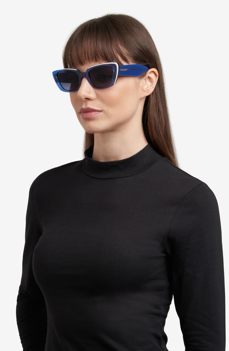 Kate Spade 51mm fabia cat eye sunglasses, Alternate, color,