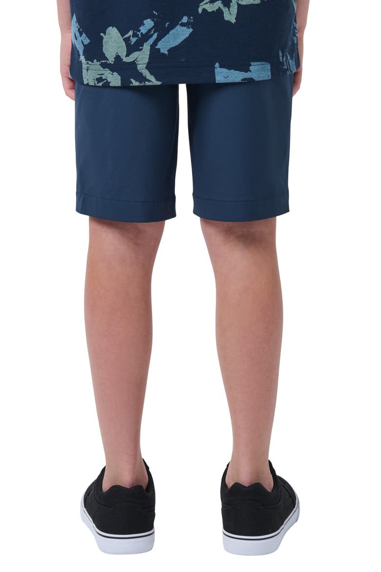 Kids' Wanderlust Flat Front Stretch Shorts, Alternate, color, MOOD INDIGO