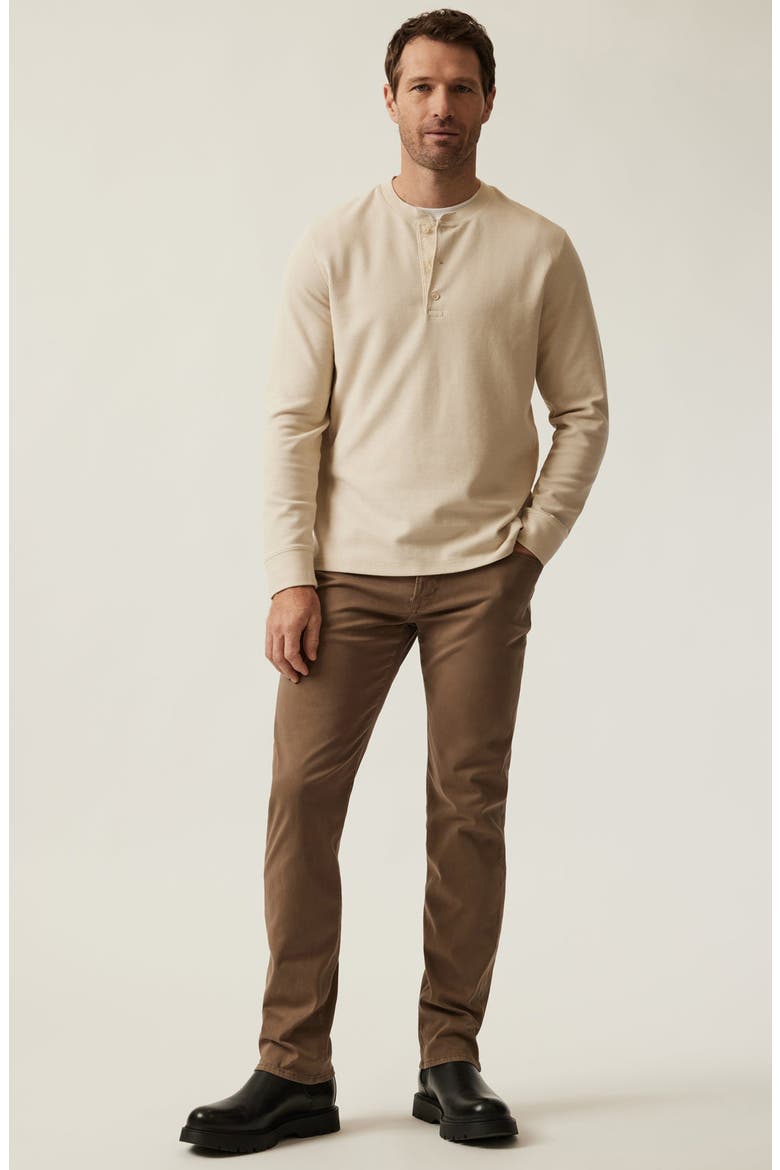 Long Sleeve Pima Cotton Blend Henley, Alternate, color, OATMEAL