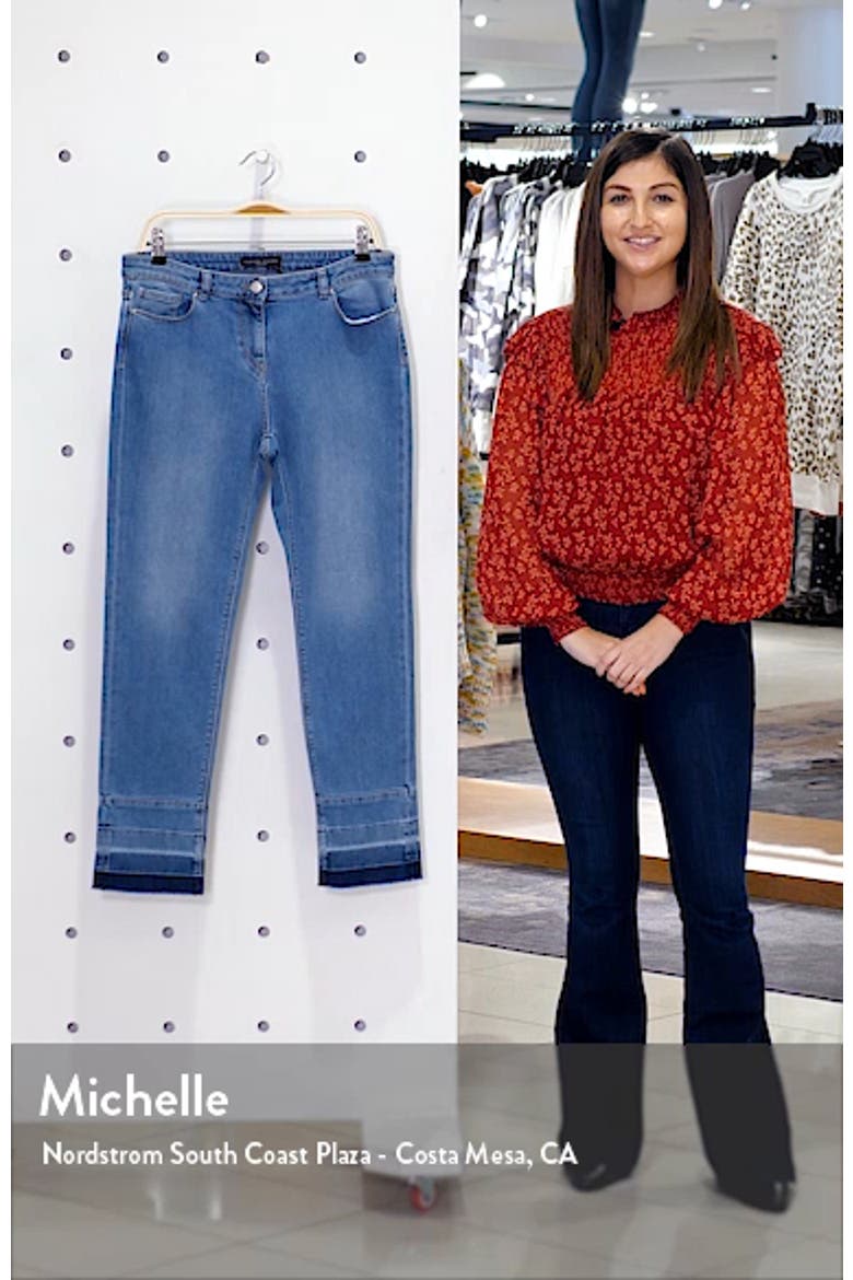 Released Hem Straight Leg Jeans video