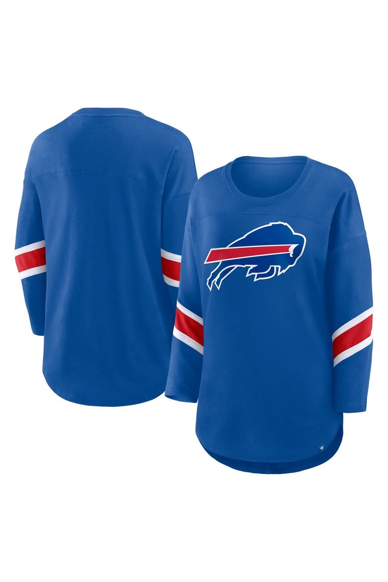 Women's Fanatics  Royal Buffalo Bills Redzone 3/4-Sleeve T-Shirt, Main, color, Royal
