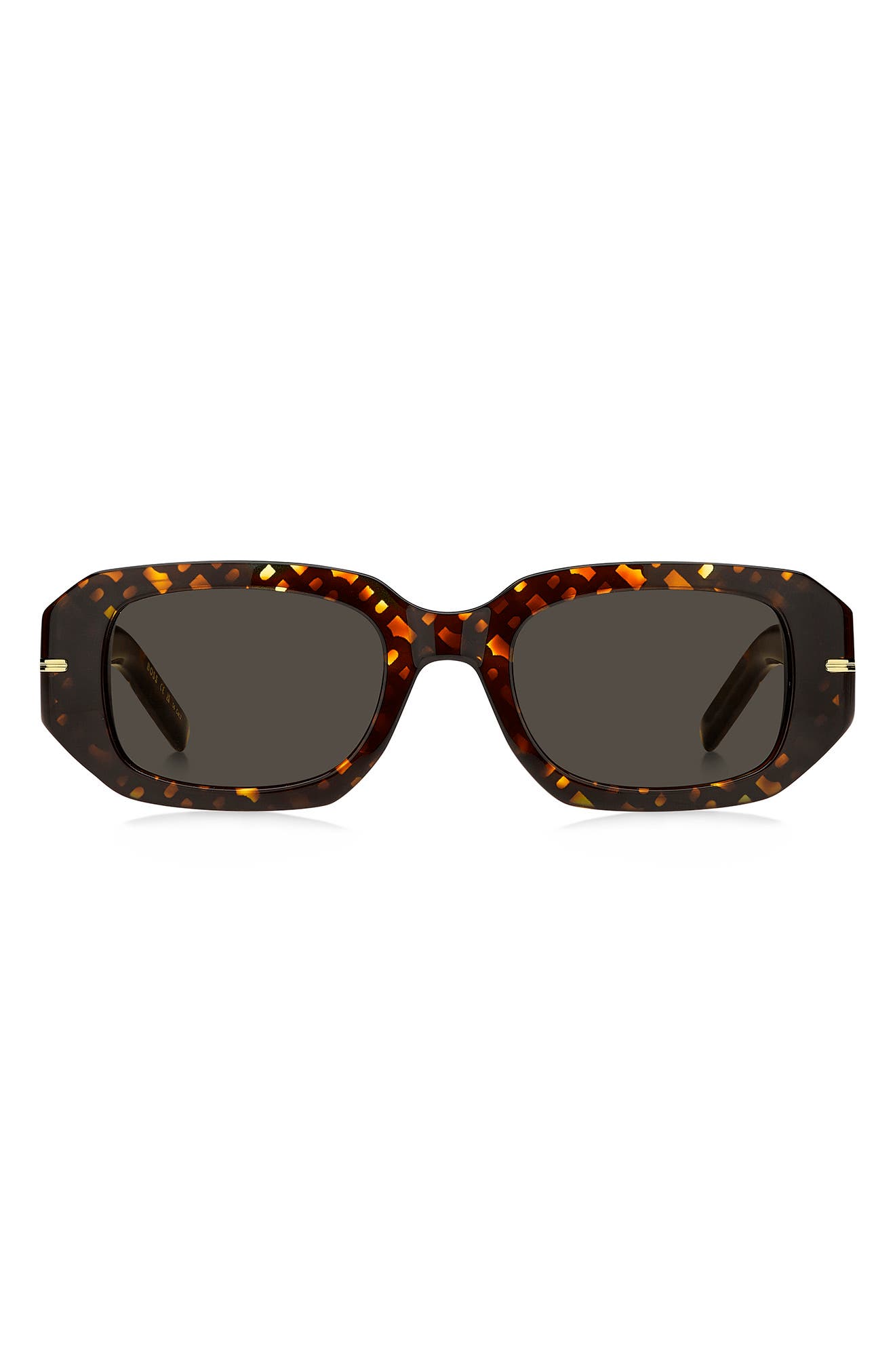 BOSS 50mm Rectangular Sunglasses