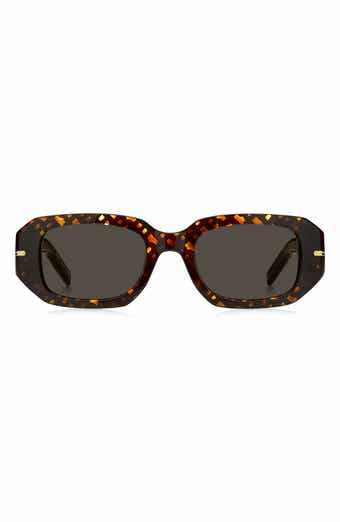 BOSS 50mm Rectangular Sunglasses
