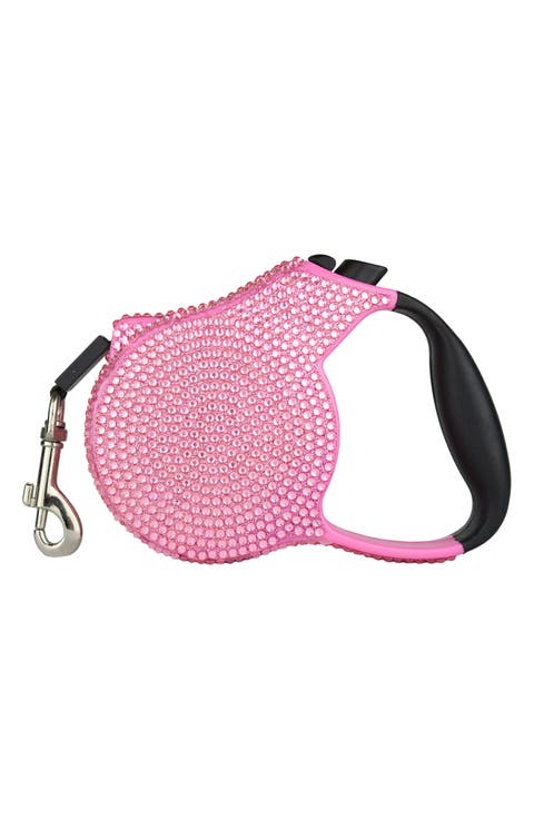 Rhinestone Retractable Leash