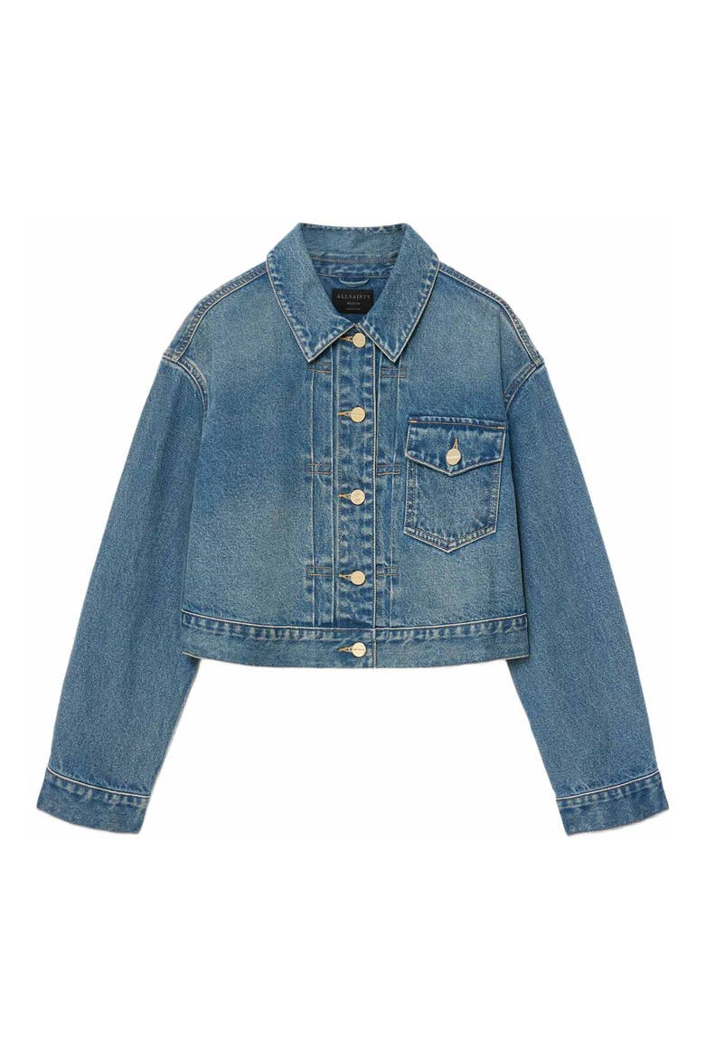 Blink Cropped Jacket, Alternate, color, TINTED INDIGO