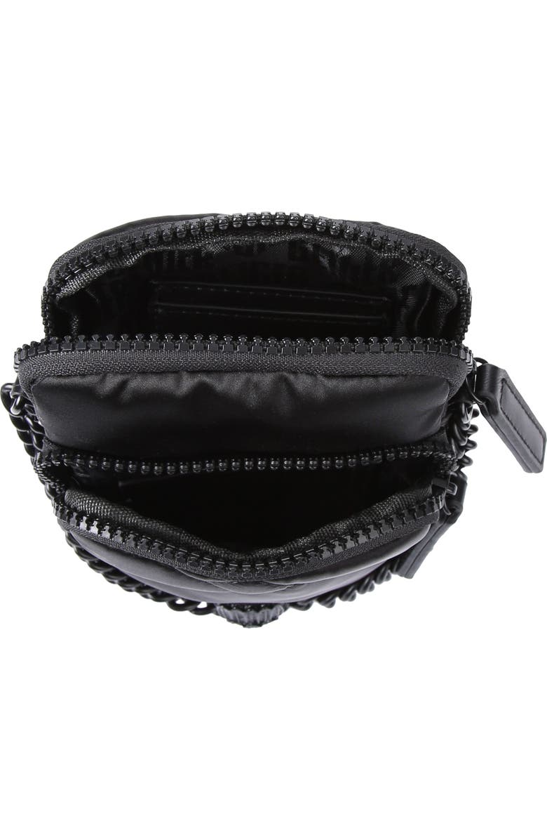 Kurt Geiger London Quilted Crossbody Bag, Alternate, color, Charcoal