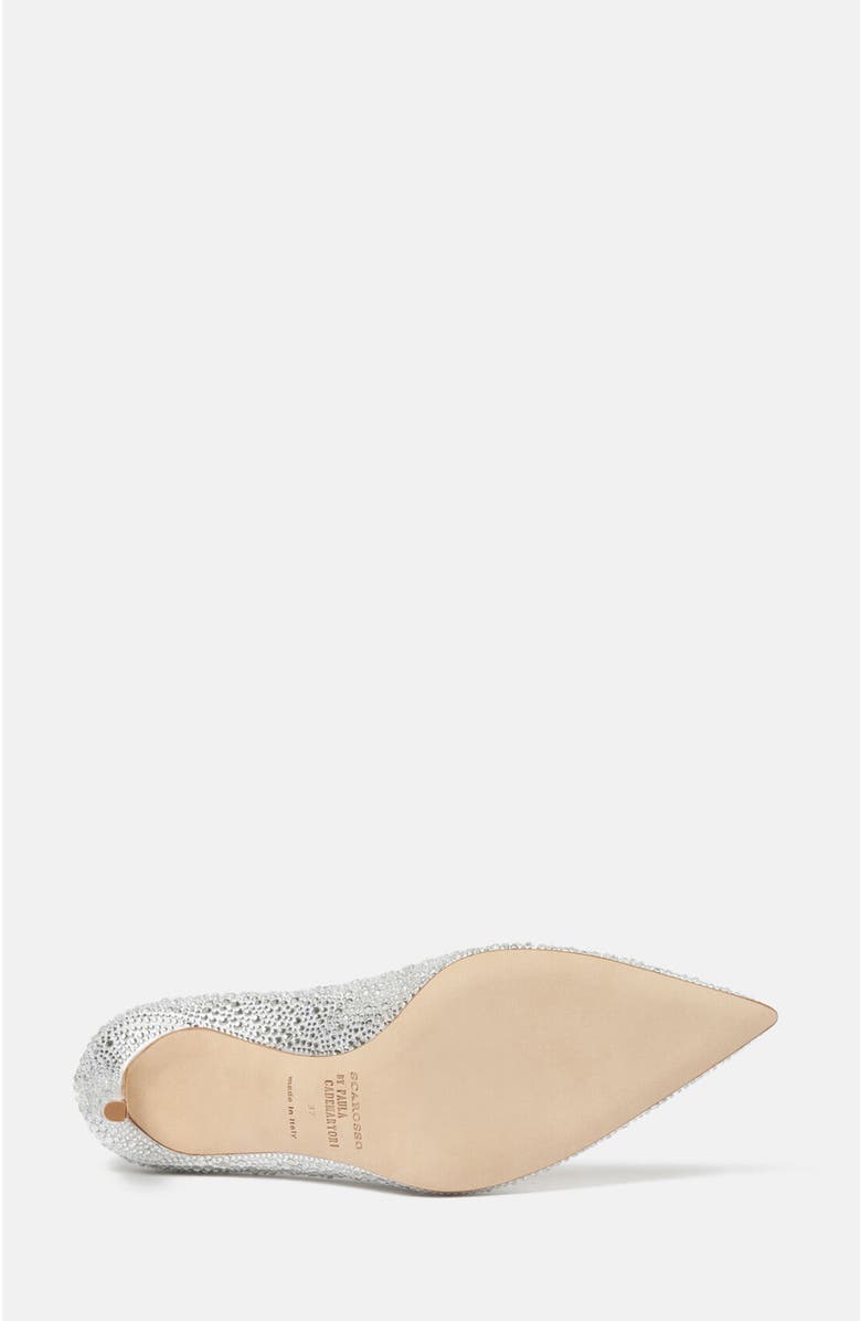 SCAROSSO Greta High Heels, Alternate, color, White Crystal - Silk