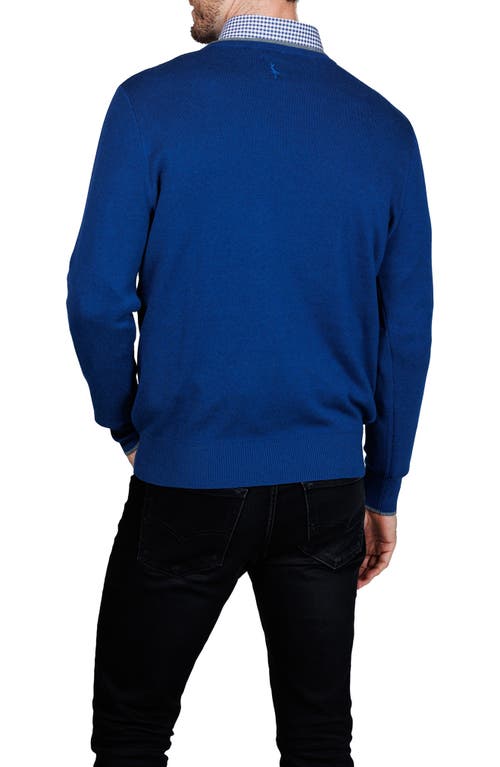 Tailorbyrd Fine Knit Sweater In Blue