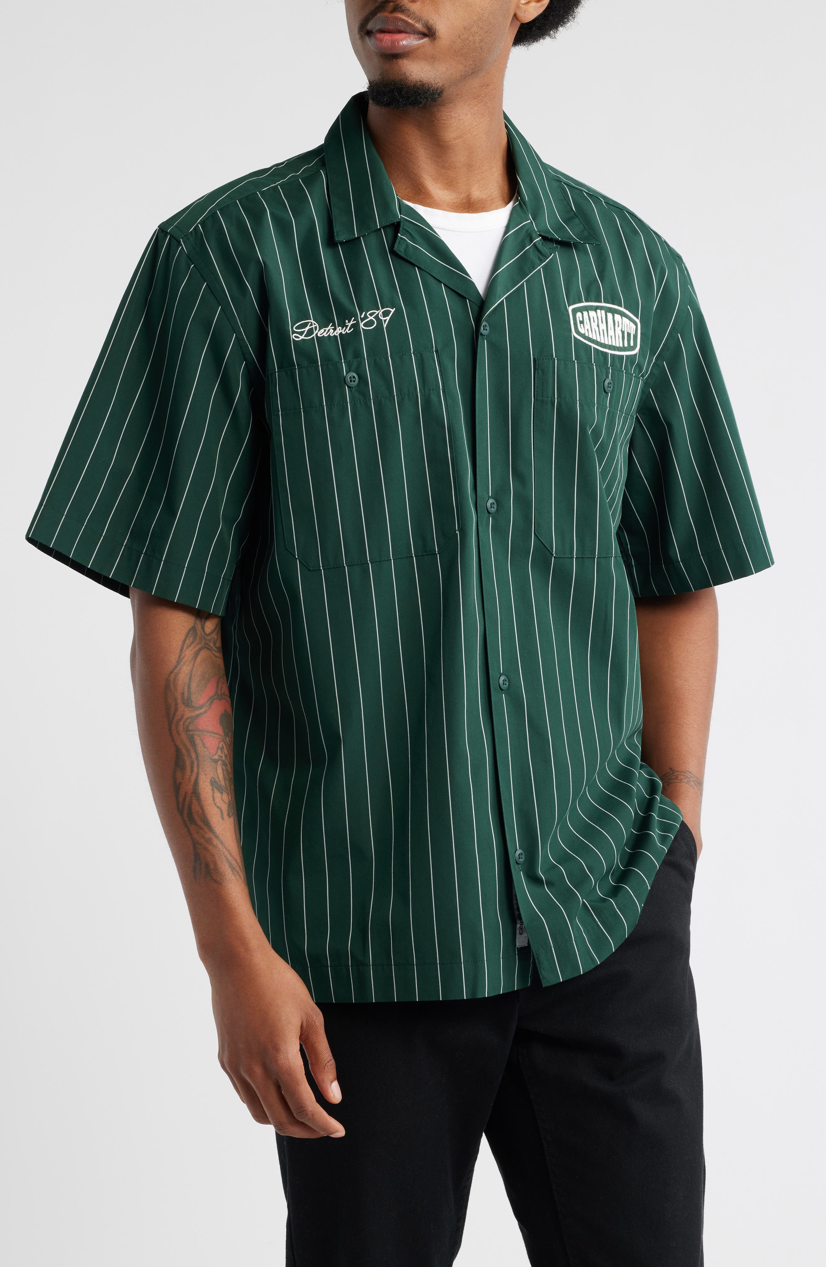 Carhartt Work In Progress Hendry Short Sleeve Camp Shirt (Men