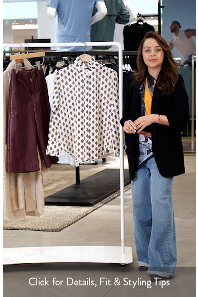 Ruffle Collar Cotton Shirt video