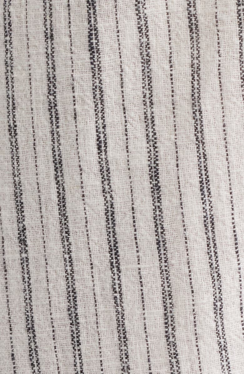 BDG Urban Outfitters Drawstring Wide Leg Linen & Cotton Blend Pants, Alternate, color, White