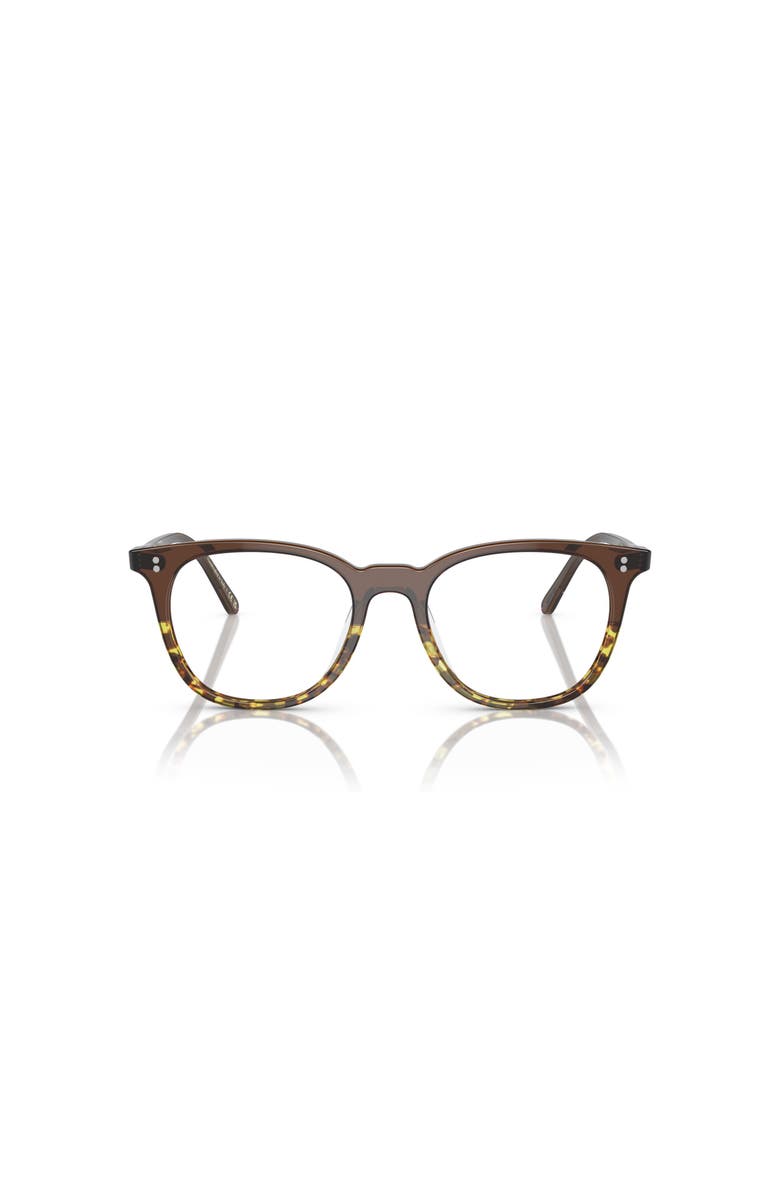 Oliver Peoples 49mm Rectangle optical glasses, Alternate, color, Brown
