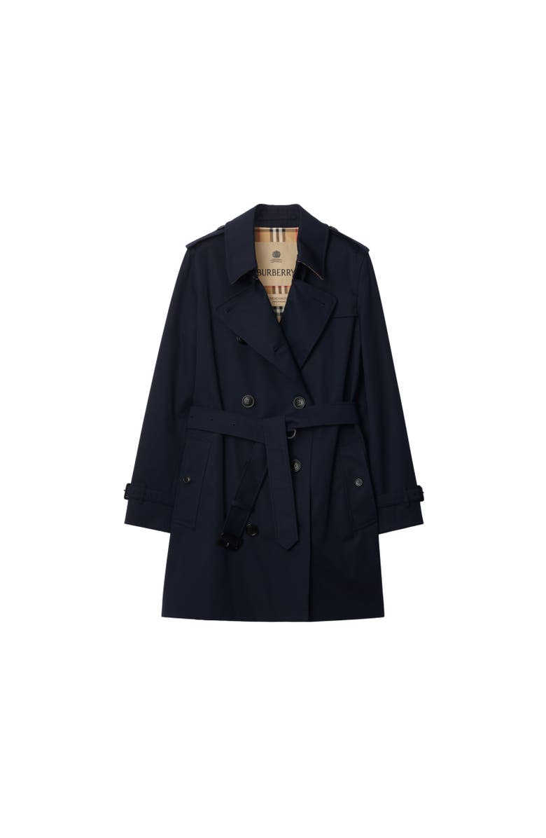 Burberry Short Kensington Heritage Trench Coat, Alternate, color, 