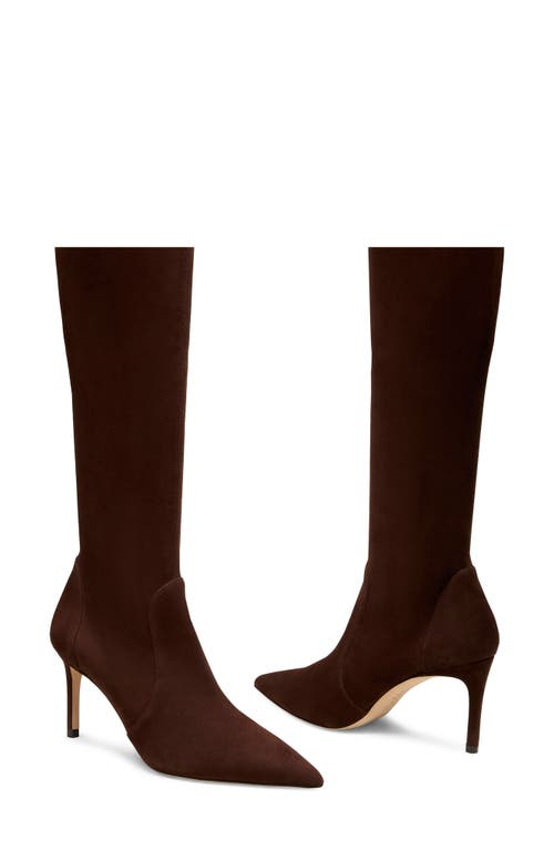Stuart Weitzman Power Knee High Boot In Brown