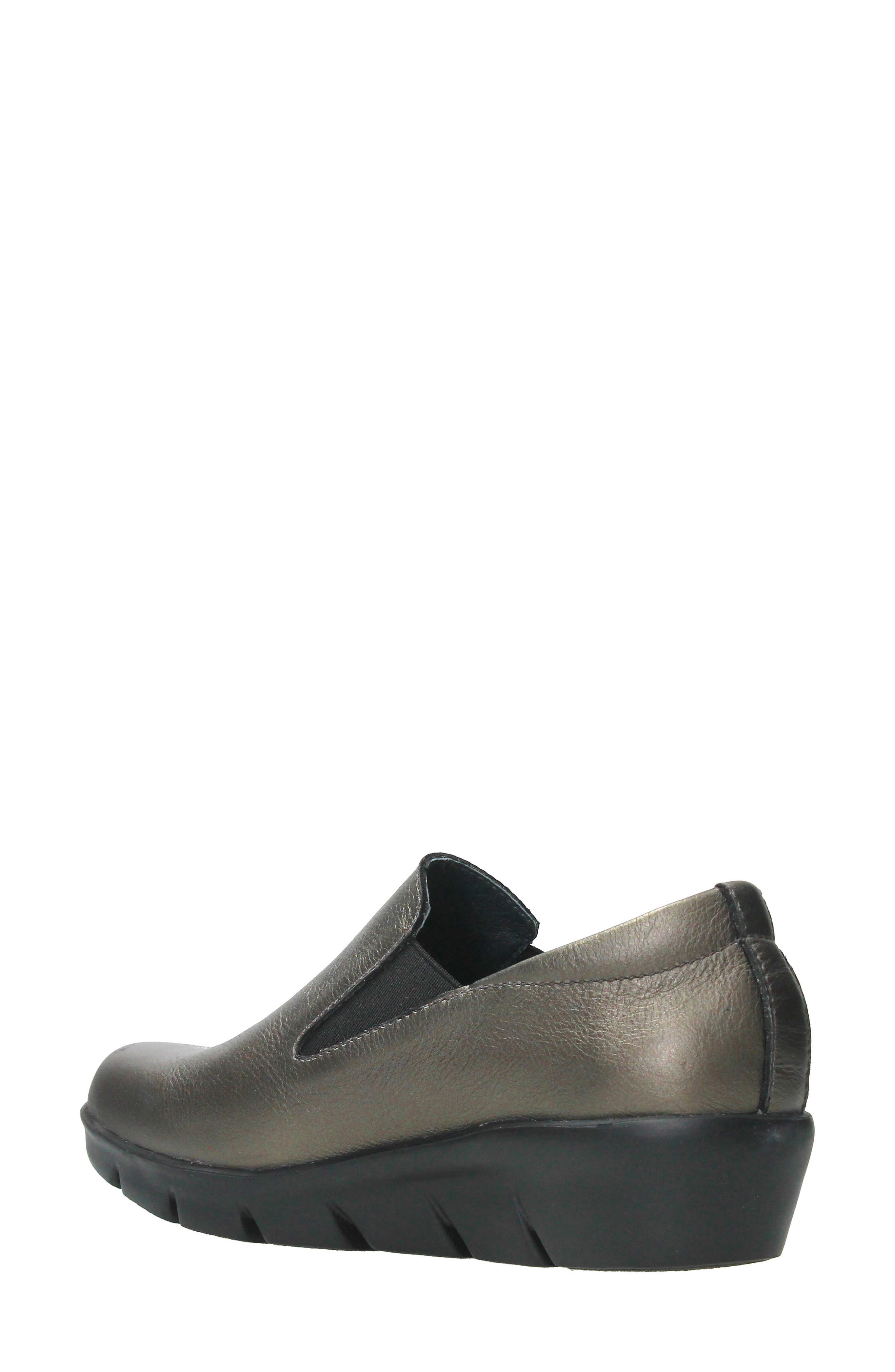 Mesita Wedge Slip-On Sneaker, Alternate, color, INOX