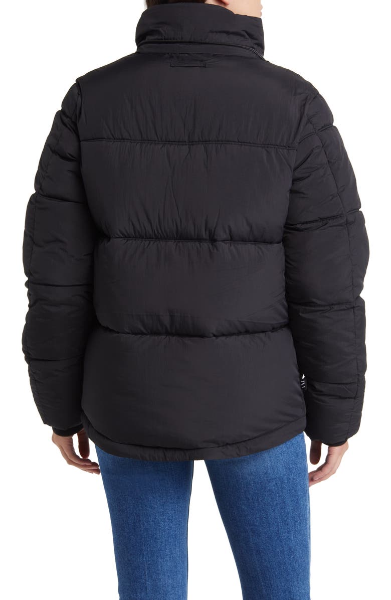 The Very Warm Hooded Water Resistant 500 Fill Power Down Recycled Nylon Puffer Jacket, Alternate, color, 
