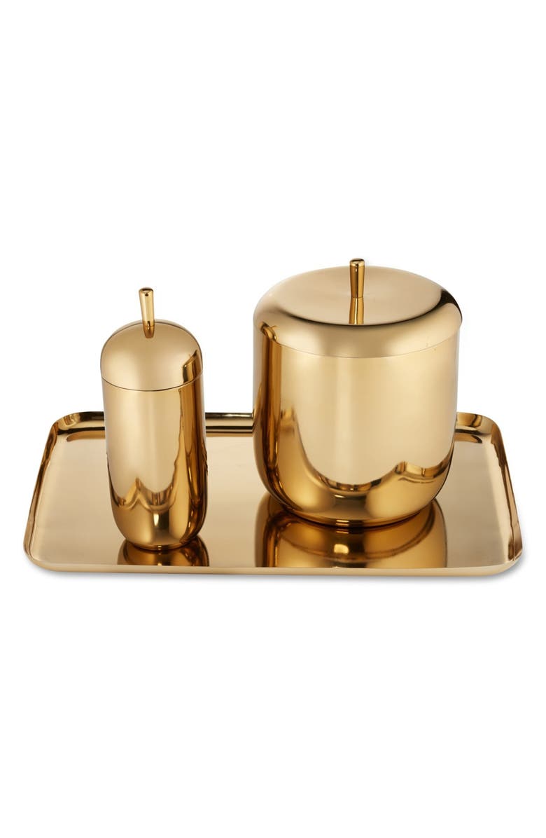 ROSELLI TRADING COMPANY 3-Piece Midas Bar Collection Set, Main, color, Gold