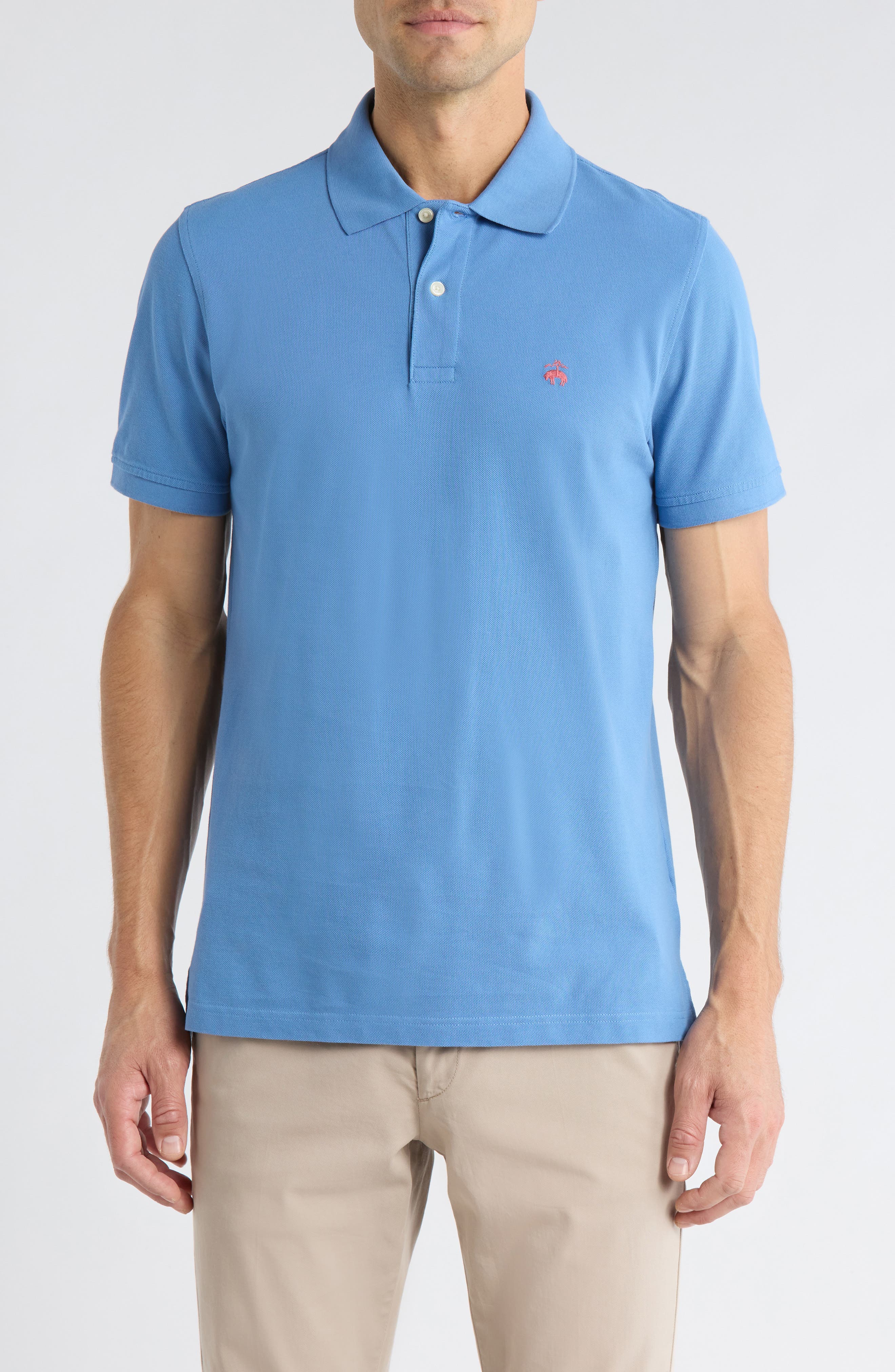 Brooks Brothers Slim Fit Solid Cotton Piqué Polo