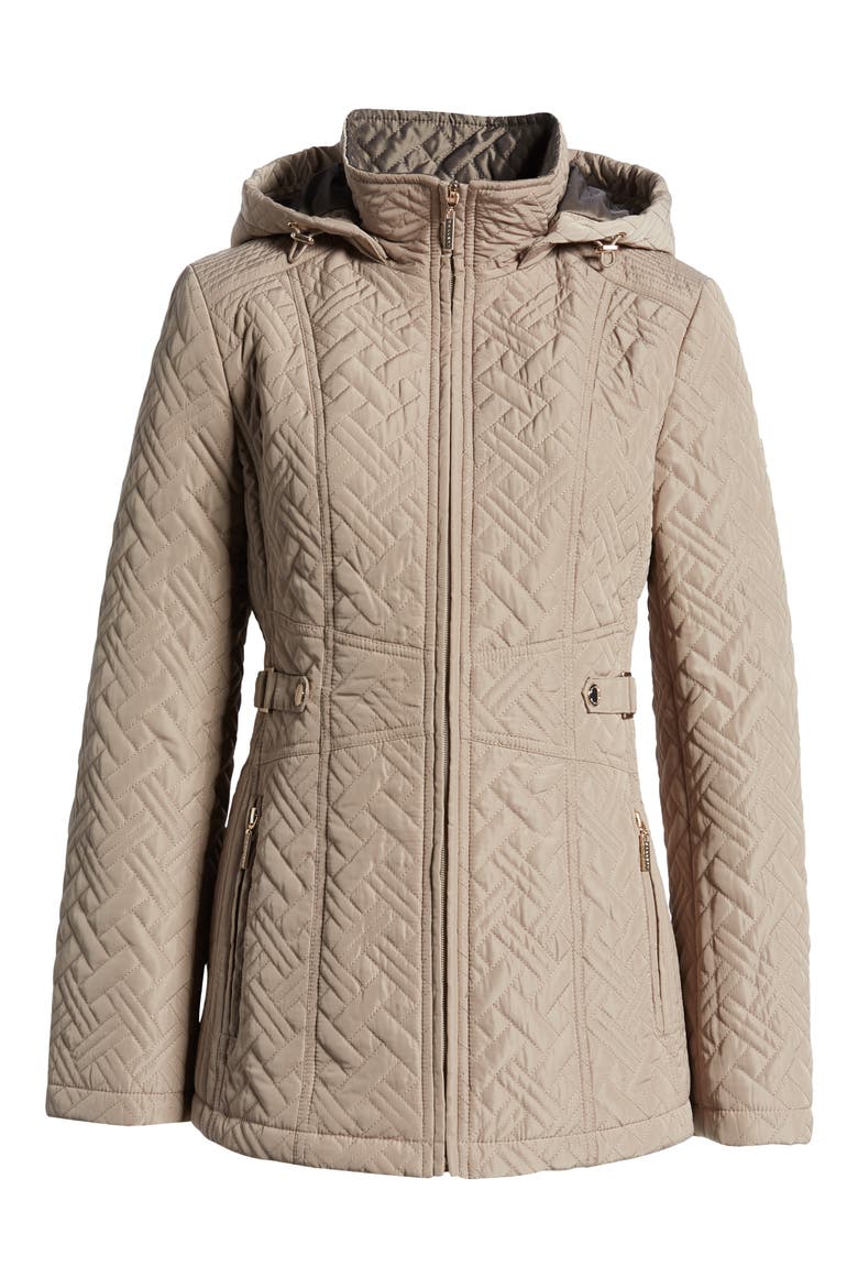 Quilted Jacket, Alternate, color, MUSHROOM