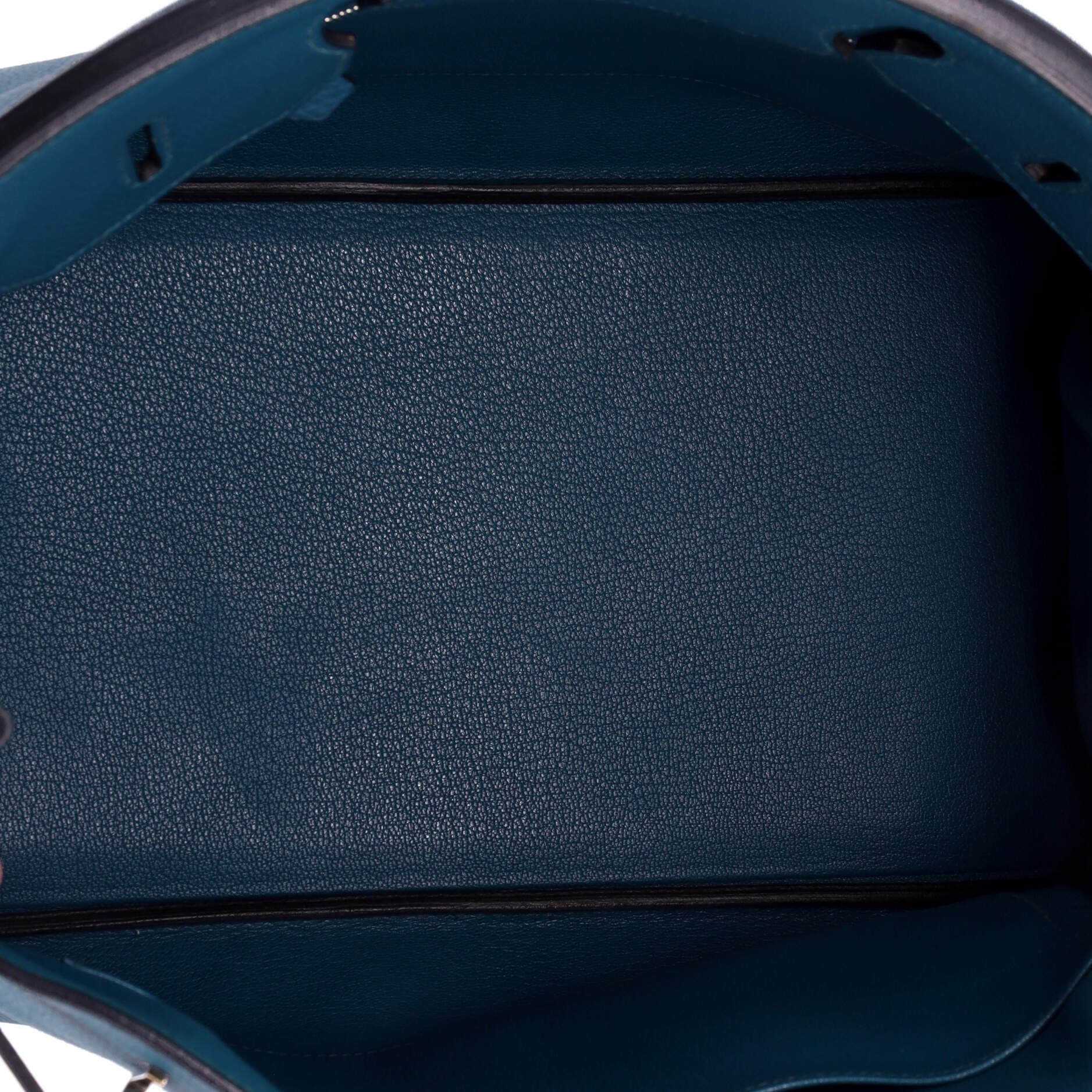 Pre-Owned Hermes Birkin Handbag Blue Togo with Palladium Hardware 35, Alternate, color, 