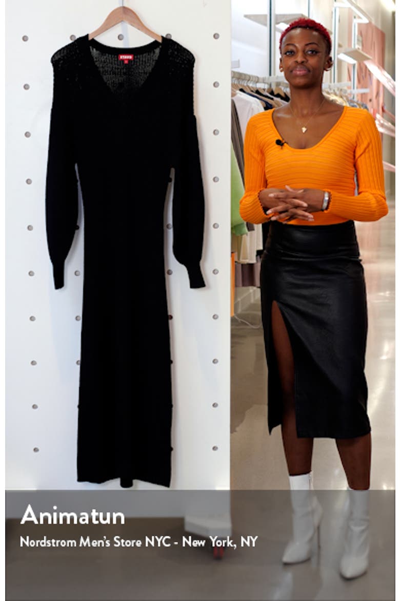 Carnation Midi Sweater Dress video