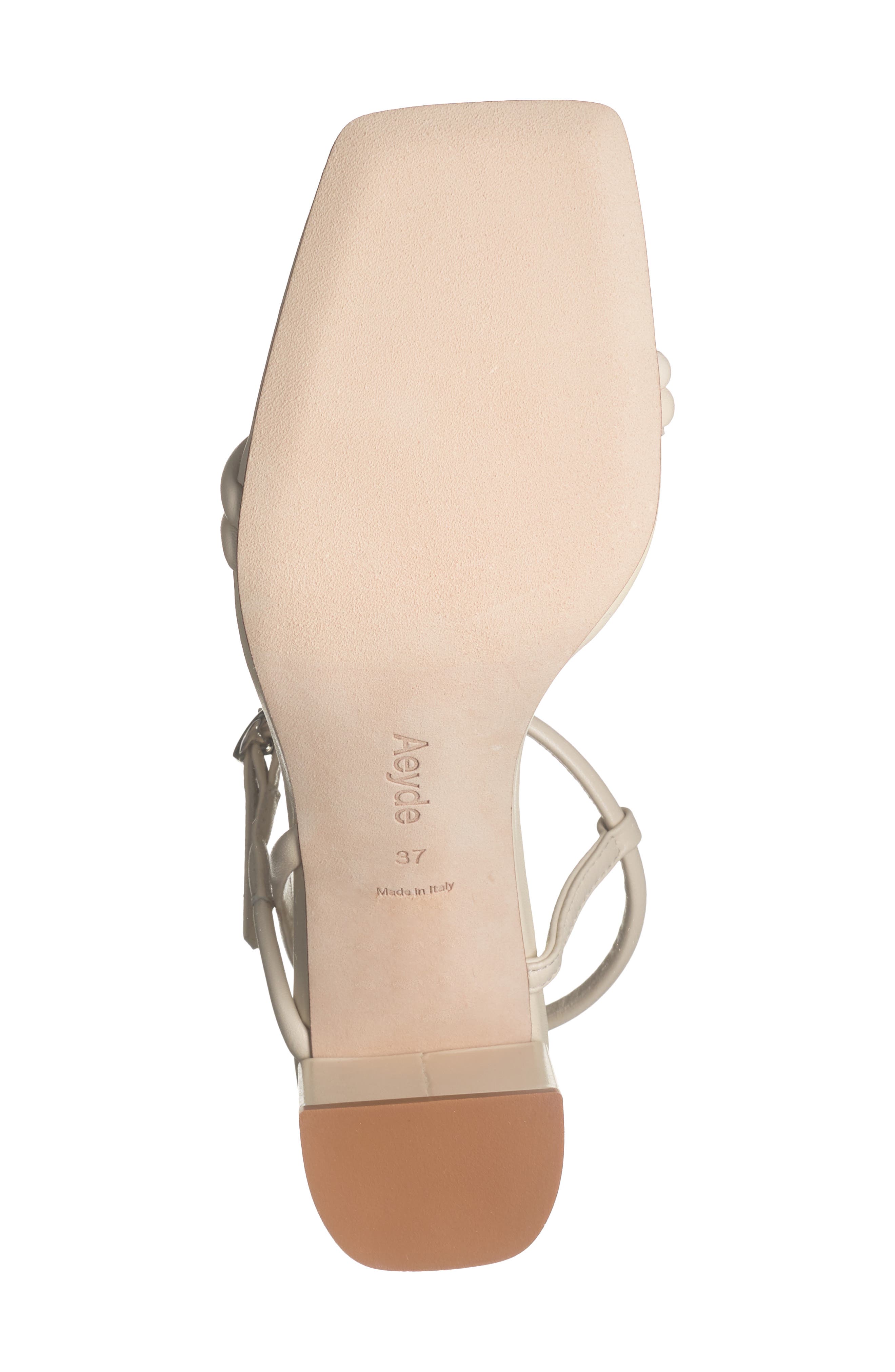 aeyde Helene Ankle Strap Sandal, Alternate, color, 