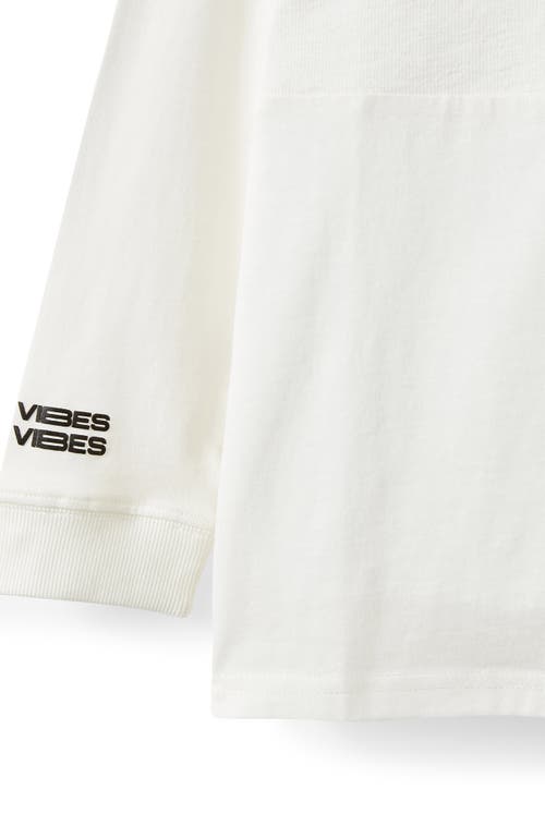 Cotton On Kids Kid's Long Sleeve Textured Splice Tee In White