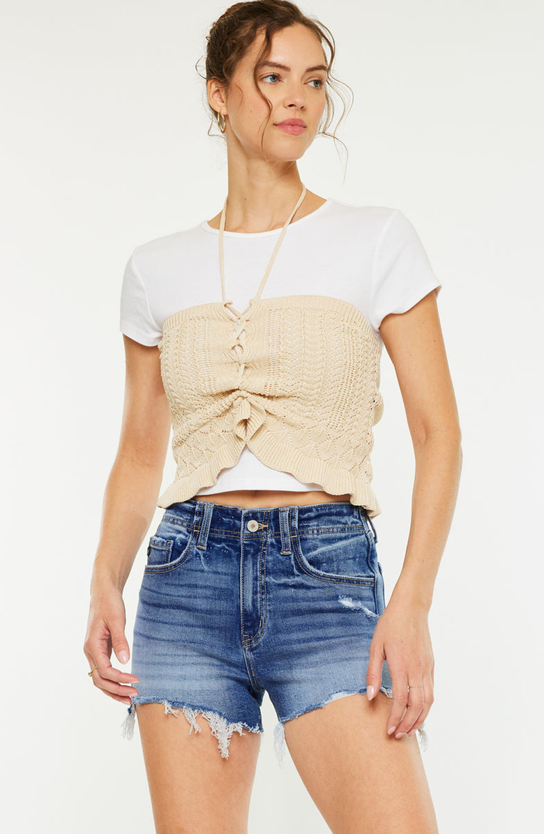 KanCan Liv High Rise Shorts, Alternate, color, 